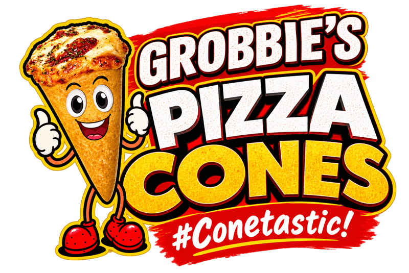 Grobbies Pizza Cones - Pizza in a cone